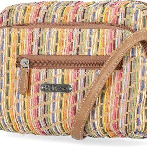 Elegant Multi Straw Women's Crossbody - Versatile Storage for Daily Essentials